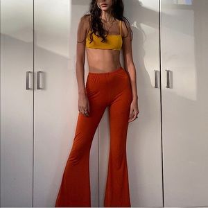 Hara the Label Bra Top and Flare Pants XS